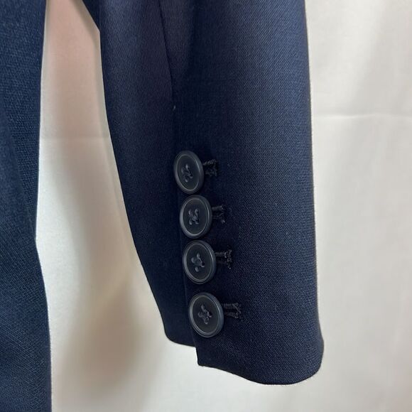 GAP Navy Blue single button blazer size 8 EUC - Picture 11 of 15